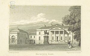 Neale(1818) p2.074 - Hackwood Park, Hampshire