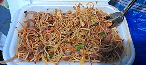Noodles in Ghana