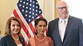 Pelosi, Crowley and Aung San Suu Kyi in US Capitol
