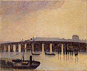 Pissarro—Old Chelsea Bridge