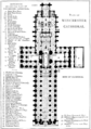 Plan of Winchester Cathedral by Philip Walsingham Sergeant