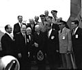 President Dwight D. Eisenhower, Dr. von Braun and Others