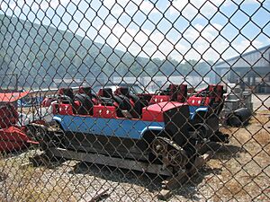Revolution (DelGrosso's Amusement Park) in storage