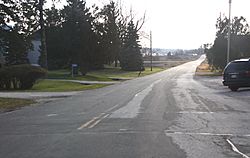 Looking south in Rhine Center