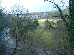 River Ceiriog, Chirk Aqueduct and Viaduct