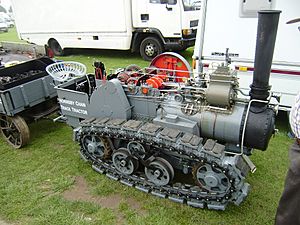 Ruston crawler tractor working model