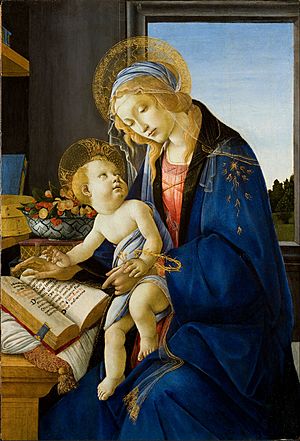 Sandro Botticelli - The Virgin and Child (The Madonna of the Book) - Google Art Project