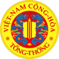 Seal of the President of the Republic of Vietnam (1963–1975) (colour)