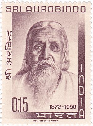 Sri Aurobindo 1964 stamp of India