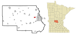 Location of St. Josephwithin Stearns County, Minnesota
