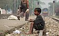 Street Child, Srimangal Railway Station
