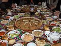 Tajik dastarkhan meal