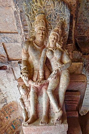 Temple troglodytique dédié à Vishnou (Badami, Inde) (14146142420)