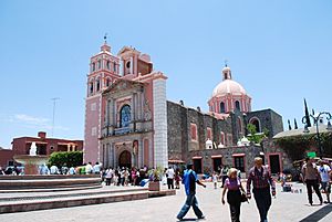 Iglesia Santa María de la Asunción at the Main Plaza of Tequisquiapan