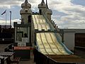 The giant slide at Harbour Park Littlehampton