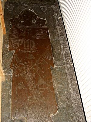 The original brass of Sir Robert de Septvans - geograph.org.uk - 783181