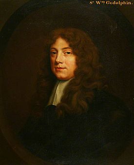Three-quarter left side head and chest portrait of Sir William Godolphin.jpg