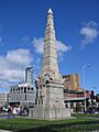 Titanic memorial, Liverpool skyline