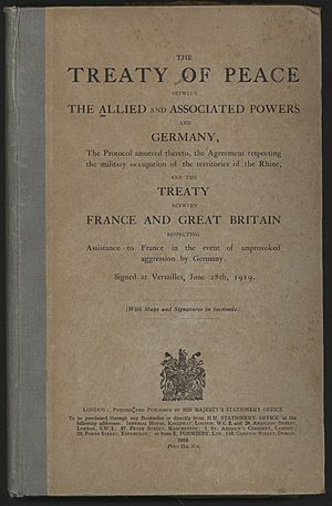 Treaty of Versailles, English version