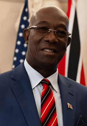 Trinidad and Tobago Prime Minister Keith Rowley at the United States Department of State in Washington, D.C., January 29, 2024.png