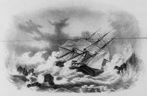 USS Epervier (1814) The lost ship - a ballad - J.B.N. ; John Bufford's Lith. Boston. LCCN2012645259 (cropped)