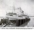 USS Thomas (1894) in drydock 1916