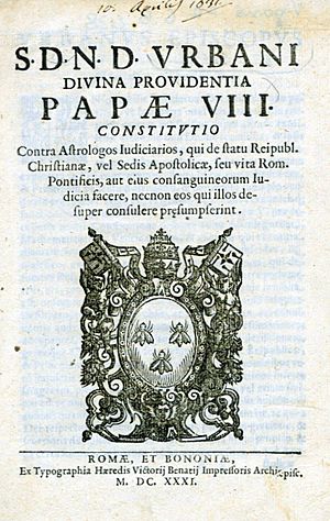 Urbanus – Constitutio contra astrologos iudiciarios, 1631 – BEIC 13346228
