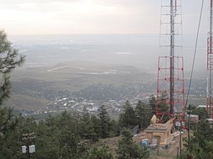 View from radio towers at Lookout Mountain, CO IMG 5488