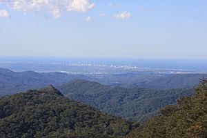 View of the Gold Coast, Queensland - Australia, seen from springbrook National Park, April 21 2014. (14642501194)