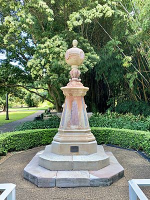 Walter Hill Fountain in City Botanic Gardens, Brisbane, Queensland, 2020