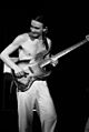 Pastorius playing bass shirtless in his early years