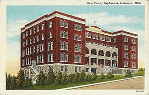1917 postcard of Holy Family Orphanage