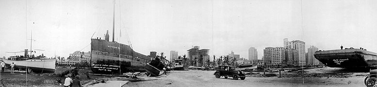 1926 Miami Hurricane damage