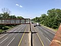 2021-05-23 11 02 53 View south along New Jersey State Route 700 (New Jersey Turnpike) from the overpass for Burlington County Route 670 (Burlington-Jacksonville Road) in Springfield Township, Burlington County, New Jersey