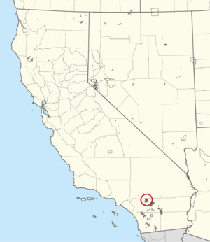 2360R Morongo Reservation Locator Map