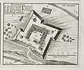 AMH-8133-KB Floor plan of the fort on Goeree