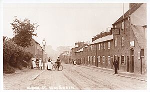 Albion Street Kenilworth Antique Image Photograph Albion Tavern C. Brewer