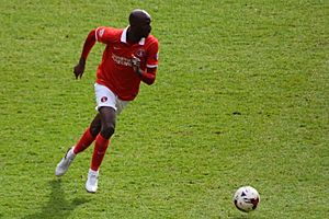 Alou Diarra in action for Charlton