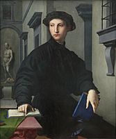 Angelo Bronzino - portrait of Ugolino Martelli - WGA3264