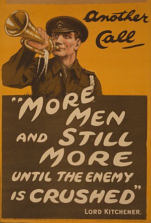 Another call "More men and still more until the enemy is crushed" Lord Kitchener LCCN2003662914-cropped