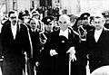 Atatürk is entering to the Grand National Assembly of Turkey, 1936