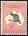 Australia stamp 1913 2pd kangaroo
