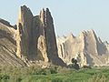 Beautiful rock formation near Hinglaj