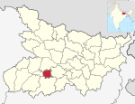 Bihar district location map Jehanabad.svg