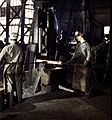 Blacksmith shop, railroad, Topeka