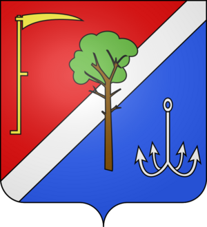 Blason ville fr Lanton (Gironde)