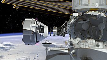 Boeing's CST-100 Starliner spacecraft docking to the ISS.jpg