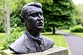 Bust of Michael Collins at Merrion Square Park, Dublin, Ireland.