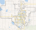 CAN AB 0132 Grande Prairie CITY Map