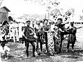 COLLECTIE TROPENMUSEUM Dayak tijdens het erau feest (een cultureel festival) in Tenggarong TMnr 10005749